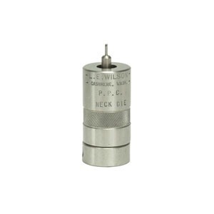 The L.E. Wilson Stainless Neck Sizing Die for 6mm PPC ensures precise neck sizing, enhancing accuracy and consistency for superior reloads.