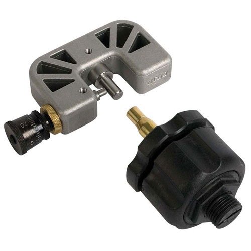 The RCBS Hand Neck Turner features a micrometer adjuster for precise cut thickness, a Quick Change Case Holder for all sizes, and mandrels from 17 to 50 caliber.
