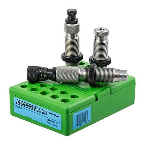 The Redding Type S Match Neck Die Set for 300 Win Mag offers precision neck sizing, improved accuracy, and customizable bushing options for optimal performance.