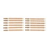 Ensure optimal barrel cleanliness with the Dozen Pack Bronze Rifle Brushes from Sinclair International, designed for 22 caliber rifles with an 8-32M thread.