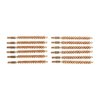 The SINCLAIR INTERNATIONAL Dozen Pack Bronze Rifle Brushes are essential for effective cleaning, featuring durable bronze bristles and a standard 8-32M thread for versatility.