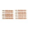 The SINCLAIR INTERNATIONAL Dozen Pack Bronze Rifle Brushes are ideal for thorough cleaning of 30 caliber rifles, featuring durable bronze bristles and 8-32M threads.
