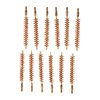 Ensure optimal rifle maintenance with Sinclair International's Dozen Pack Bronze Rifle Brushes, designed for 35 caliber, 8-32M cleaning efficiency.