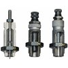 The RCBS 3-Die Carbide Taper Crimp Set for 357 Mag/38 Special offers a carbide sizer die for no lubrication, an expander die, and a taper crimp seater die.