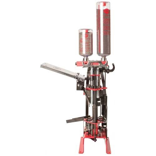 The MEC 9000HN Hydraulic Shotshell Reloader features automatic indexing, finished-shell ejection, and a hydraulic pump for efficient, effortless reloading of 410 caliber shells.