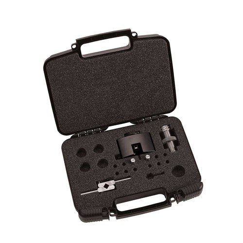 The NT-4000 Premium Neck Turning Kit from Sinclair International offers precision neck turning for 22 caliber cartridges, complete with a durable storage case for convenience.