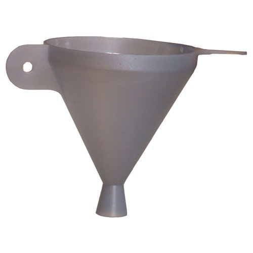The Lyman E-ZEE Powder Funnel fits all case mouths from .22 to .50 calibers, features a two-position handle for versatile use, and is made from semi-transparent polymer.