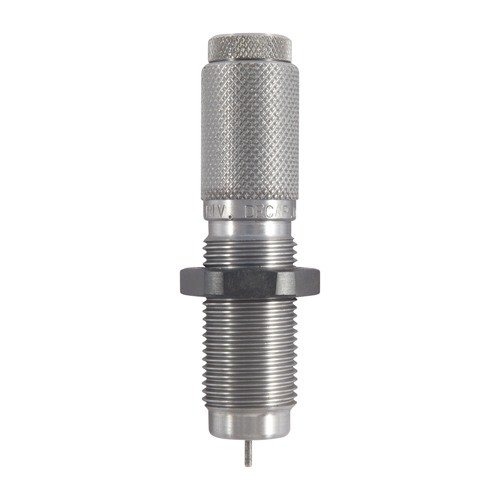The Lyman Universal Decapping Die efficiently decaps primers without neck sizing, excels with military crimped primers, and fits calibers 22 to 45 for lasting use.