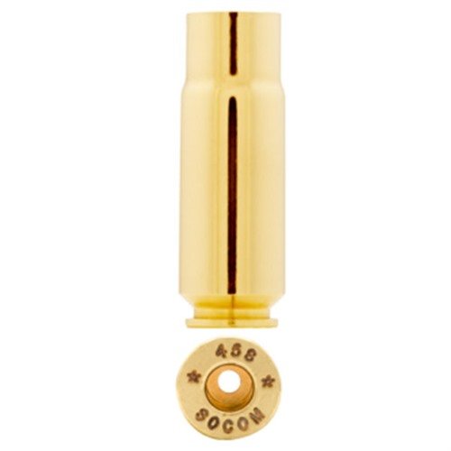 Experience unmatched quality with Starline 458 SOCOM Brass, ideal for precision shooting. Each bag contains 100 pieces of top-tier straight wall brass.