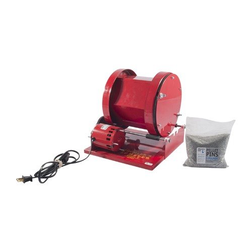 The Sinclair Stainless Steel Tumbling Kit cleans up to 2 lbs of brass in 3-4 hours using wet tumbling for a thorough clean, even in the primer pocket.