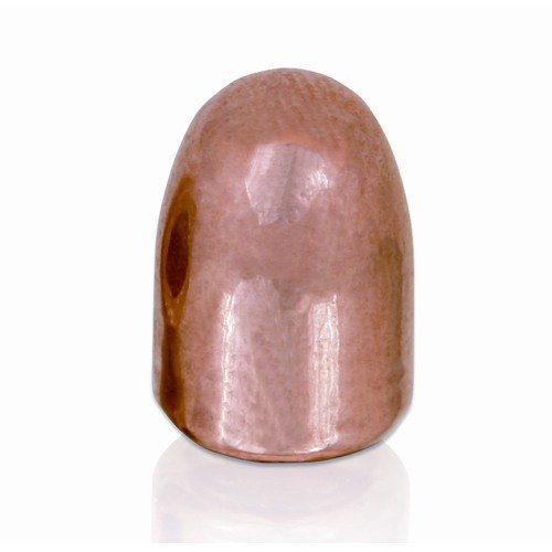 Berry's 45 Caliber 230gr Round Nose bullets feature 100% copper plating to minimize lead exposure and fouling, offering an economical choice for standard pistol velocities.