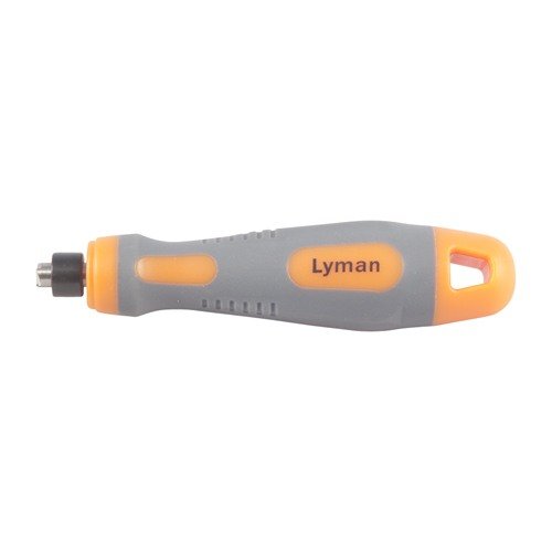 Achieve clean, uniform primer pockets with Lyman's ergonomic Primer Pocket Uniformer, ensuring consistent ignition and reliable performance for reloaded ammo.
