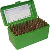 Durable polypropylene construction, 25-year hinge guarantee, Snap-Lock latch, textured grip, and fits a wide range of calibers—perfect for rifle enthusiasts.