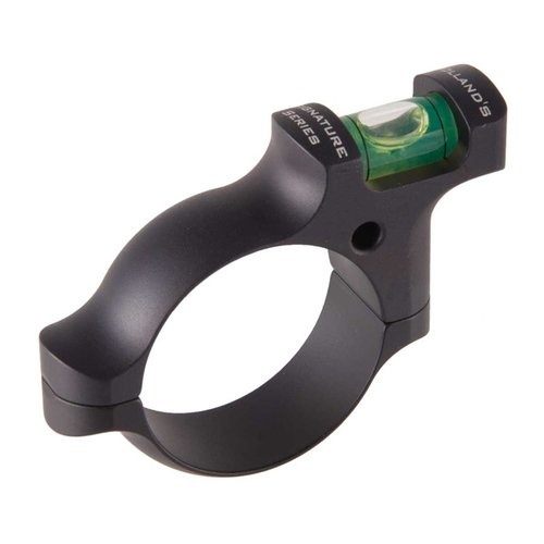 Holland's Signature Series Scope Level ensures precision with its easy-to-see offset level, sleek design, and robust aluminum build, perfect for all shooters.