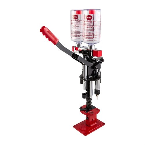 The MEC 600 Jr. is an economical, efficient shotshell reloader, loading 8-10 boxes/hour, adjustable for 3" shells, and compatible with 12, 20, 28 gauge, and .410 bore.