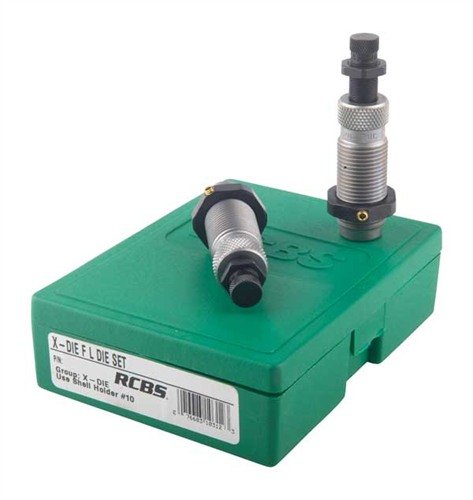 The RCBS X-FULL LENGTH DIE SET allows for one-time trimming, reducing case growth and maintaining accuracy and case life without repeated adjustments.