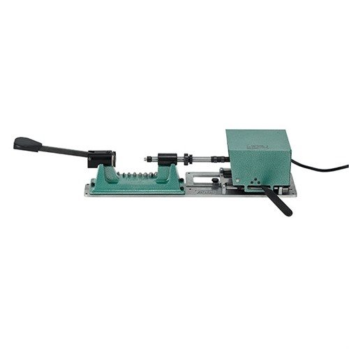 The RCBS Trim Pro 2 Power Case Trimmer features a high torque motor and self-feeding cutter for easy, accurate trimming, freeing your hands for other tasks.
