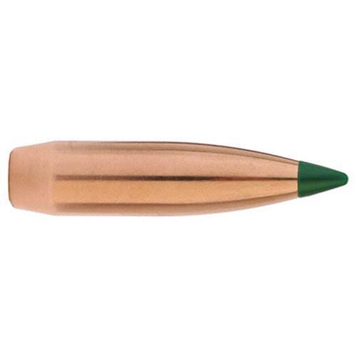 Sierra's Tipped MatchKing 6.5mm bullets feature a polymer tip for reduced drag, improved ballistic coefficient, and reliable feeding in magazine-fed firearms.