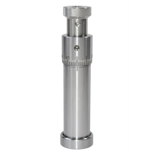 The L.E. Wilson Stainless Steel Micrometer Top Seater Die Blanks ensure precise bullet alignment and custom die creation for ultimate accuracy in reloading.