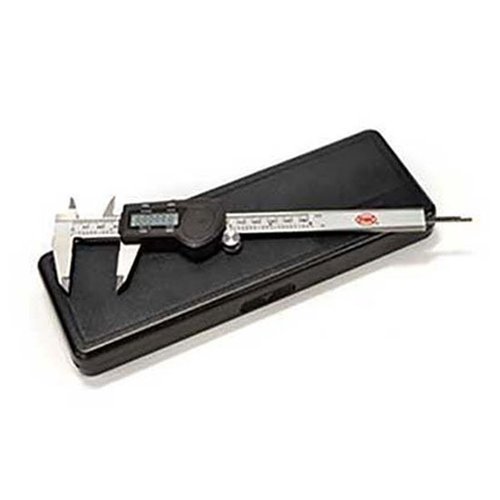 Achieve precise measurements of brass and cartridges with MEC Reloading Digital Calipers, featuring a locking screw, dual measurement in inches and mm, and exceptional accuracy.
