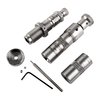 The L.E. Wilson Bushing Full Length Die Set offers precise resizing, adjustable seating depth, and a case length gauge for consistent, quality reloads.