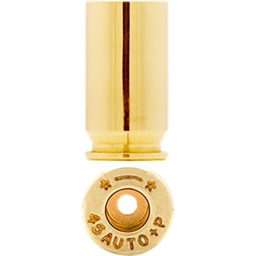 Experience enhanced performance with Starline 45 Auto +P Brass, featuring a thicker web and heavier sidewalls for added strength and reliability in any shooting scenario.