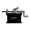 The L.E. Wilson Case Trimmer Kit includes a stand and clamp, trims .17 - .45 caliber cases, features a durable stainless/TiN finish, and offers major stop screw adjustments.
