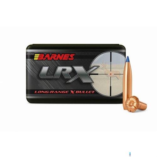 Experience superior performance with Barnes LRX® 30 CAL .308 bullets, featuring razor-sharp petals for massive wound channels, deep penetration, and high weight retention.
