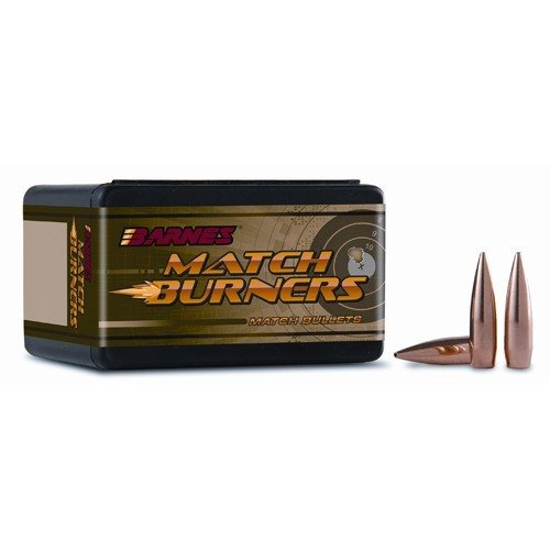 Experience unmatched precision with Barnes Match Burner 7MM HBBT bullets, designed for competitive shooters seeking lead core match-grade performance.