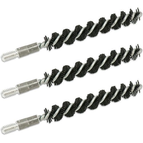 Bore Tech's Proof-Positive Nylon Bore Brushes feature double the bristles for enhanced scrubbing, non-brass cores to prevent fouling, and optimal lengths for easy use.