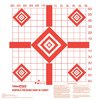 Champion Targets Precision Sight-In Targets feature bold 90° lines and a 1" grid for easy scope adjustments, all in a bright fluorescent orange for high visibility.