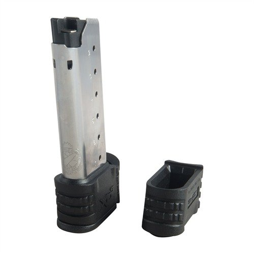 Upgrade your Springfield XD-S with durable stainless steel magazines, featuring a 7-round capacity, corrosion resistance, and easy-clean base plate.