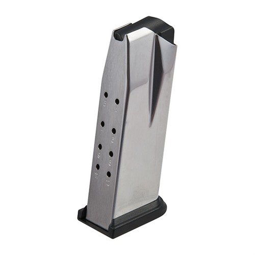Experience reliable feeding and maximum firepower with the Springfield Armory XDM 11RD .40 S&W magazine, featuring a polished stainless steel body and easy-clean polymer base.