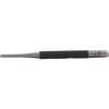 The Starrett Pin Punch Set features precision-ground, hardened tool steel for durability, ergonomic knurled grips, and clear size markings for efficient pin removal.