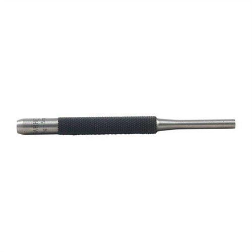 The Starrett Pin Punch Set features precision-ground, hardened tool steel construction with ergonomic grips, ensuring durability and comfort for accurate pin removal.