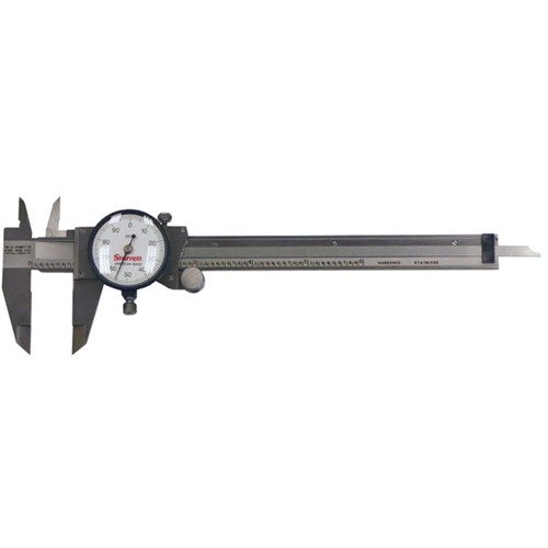 Experience precision with the Starrett 120 Series Dial Caliper, featuring 0-6" range, .001" graduations, and durable stainless steel construction.