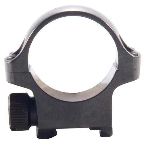 Ensure precise and solid scope mounting on Ruger rifles and handguns with this durable 1" Scope Ring in polished blue finish, designed for optimal performance.
