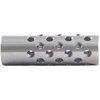 The Shrewd #3 Muzzle Brake 22 Caliber features 42 ports for maximum recoil control, reducing felt recoil and muzzle rise, ideal for precision shooting.