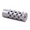 The Shrewd #4 Muzzle Brake features 42 ports for maximum recoil control, reduces muzzle rise, and is compatible with bullets up to .44 caliber, requiring gunsmithing.
