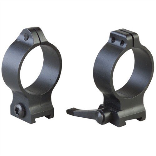 Talley's QUICK DETACH SCOPE RINGS feature precision machined QD levers for fast scope installation and removal, available in low, medium, high, and x-high options.