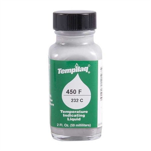 TEMPILAQ® is a cost-effective heat indicator for precise hardening and tempering of steel parts; melts at 450°F for reliable temperature control.