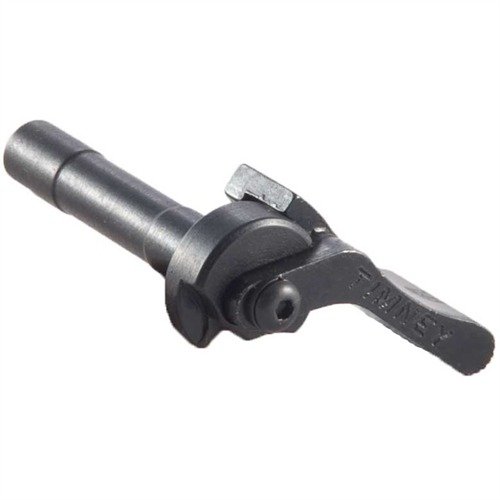 Upgrade to the Timney Buehler-Style Low Safety for faster operation, positive stops, and a sleek design that won't interfere with low-mounted scopes.
