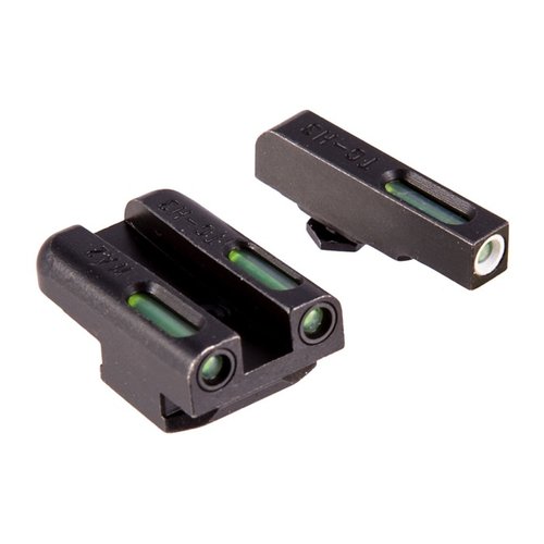 Experience unmatched visibility with TRUGLO TFX Tritium Sights for Walther handguns, featuring a compact design, rust-proof Fortress Finish, and battery-free operation.