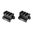 TRUGLO 3/4" 2 PIECE PICATINNY RISER MOUNT