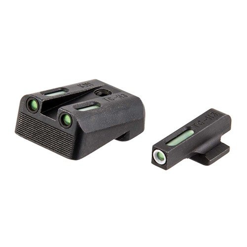 Upgrade your Kimber 1911 with TRUGLO's TFX sights, offering 24-hour visibility with Tritium and fiber optics, plus a rust-proof finish for durability.