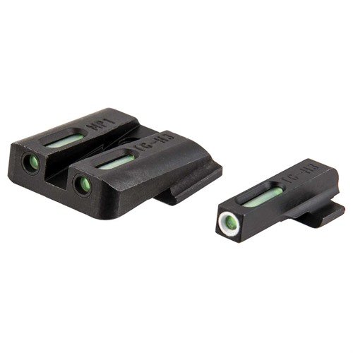 Enhance your S&W M&P with TRUGLO's TFX sights, featuring 24-hour visibility, durable Tritium and fiber optics, and a rust-proof Fortress Finish for reliable performance.
