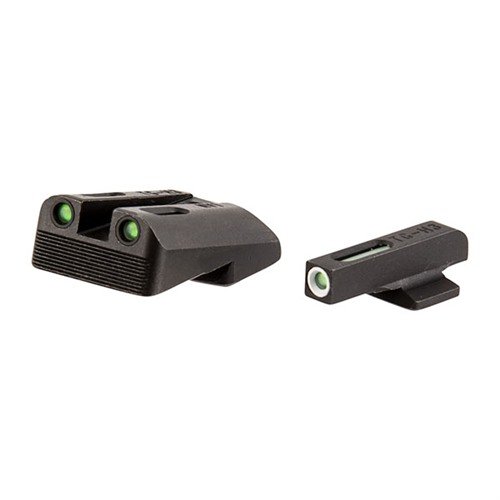 Upgrade your 1911 with TRUGLO's TFX sights featuring Swiss Tritium and fiber optics for 24-hour visibility, plus a rust-proof Fortress Finish for durability.