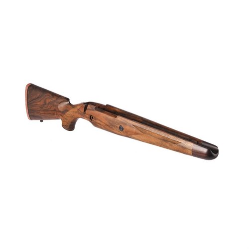 The SAKO 85 XL Safari Stock in right hand oil finish brown offers superior ergonomics, durability, and a classic aesthetic for enhanced shooting performance.