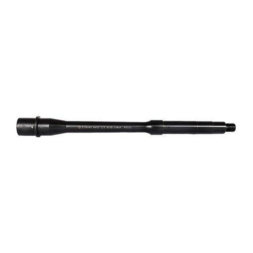 Discover the Ballistic Advantage AR-15 11.5" Carbine Barrel, precision machined, 5.56 NATO compatible, with enhanced feeding, reduced whip, and improved accuracy.