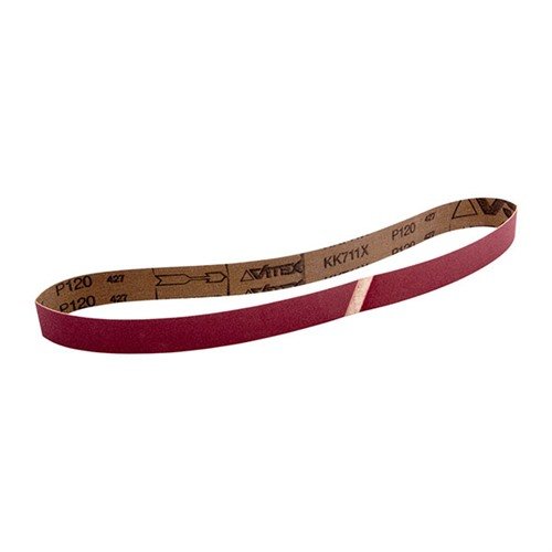 Experience superior durability and finish with VSM's 120 grit Compact Grain Sanding Belt, designed for Raytech Expanding Sanding Drums, perfect for precision work.